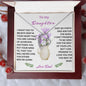 To My Daughter From Dad Aim For The Skies Forever Love Necklace Gift