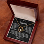 To My Daughter From Dad Forever Love Never Forget Necklace Black Card