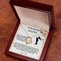 To My Beautiful Daughter Forever Love Necklace