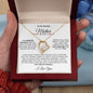 To My Amazing Mother Forever Grateful Forever Love Necklace