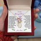 To My Daughter From Dad Aim For The Skies Forever Love Necklace Gift