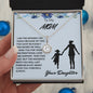 To My Mom I Am Because Of You Eternal Hope Necklace