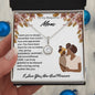 To My Beautiful Mother I love you now and Forever Eternal Hope Necklace