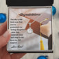Congratulations My Daughter Love Dad Eternal Hope Necklace Graduation Gift