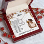 To My Beautiful Mother I love you now and Forever Eternal Hope Necklace