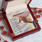 Congratulations My Daughter Love Dad Eternal Hope Necklace Graduation Gift