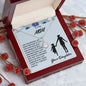 To My Mom I Am Because Of You Eternal Hope Necklace