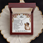 To My Beautiful Mother I love you now and Forever Eternal Hope Necklace