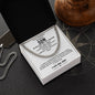 To My Amazingly Resilient Son Cancer Cannot Win Love Mom Cuban Link Necklace