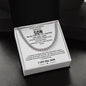 To My Amazingly Resilient Son Cancer Cannot Win Love Mom Cuban Link Necklace