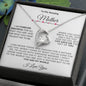To My Amazing Mother Forever Grateful Forever Love Necklace