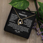 To My Daughter From Dad Forever Love Never Forget Necklace Black Card