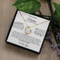 To My Amazing Mother Forever Grateful Forever Love Necklace