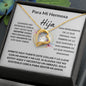 Para Mi Hermosa Hija Forever Love Collar Regalo