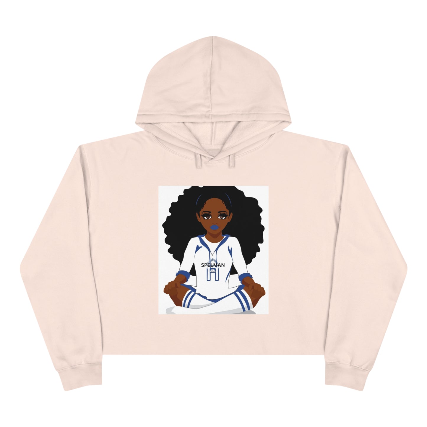 Spelman College HBCU Cropped Hooded Sweatshirt