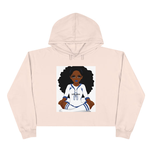 Spelman College HBCU Cropped Hooded Sweatshirt