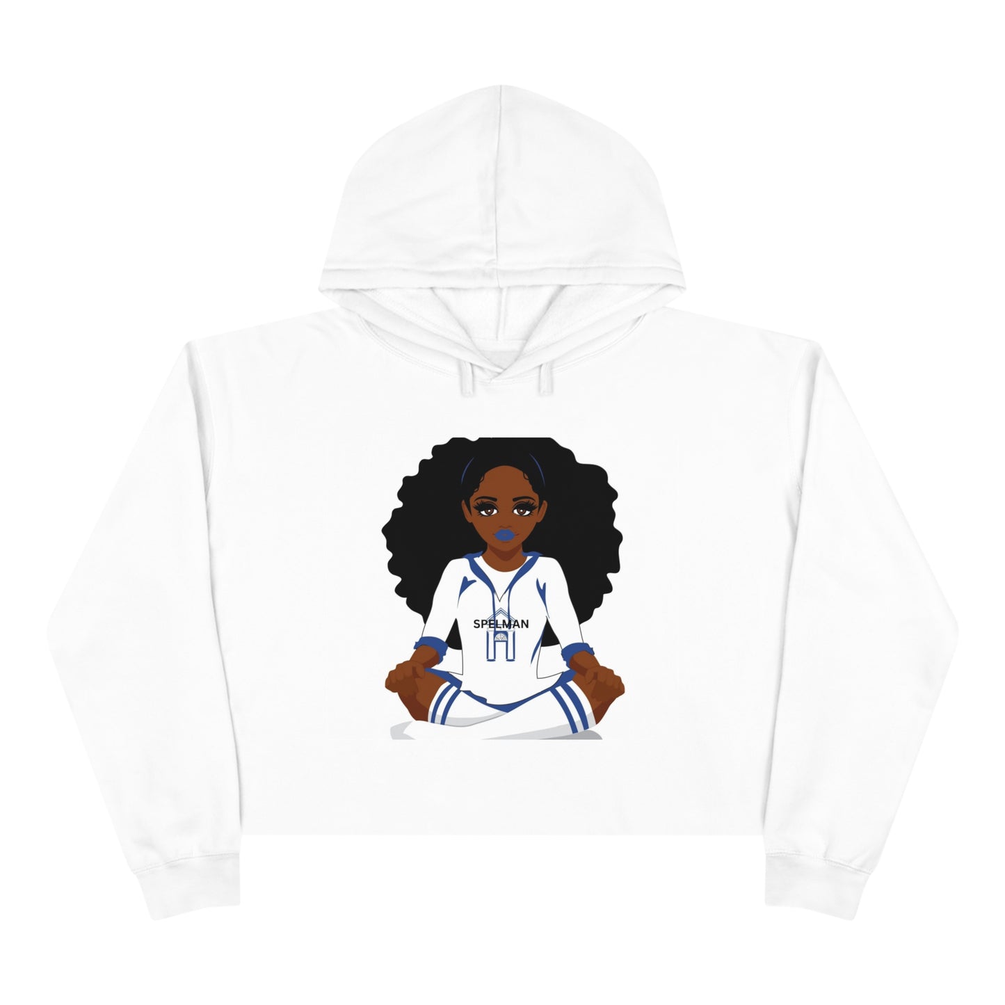 Spelman College HBCU Cropped Hooded Sweatshirt