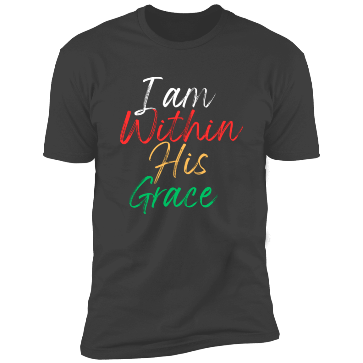 I Am Within His Grace Men's Premium Short Sleeve Tee