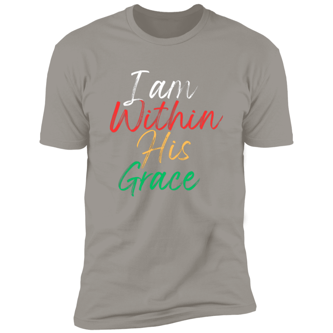 I Am Within His Grace Men's Premium Short Sleeve Tee