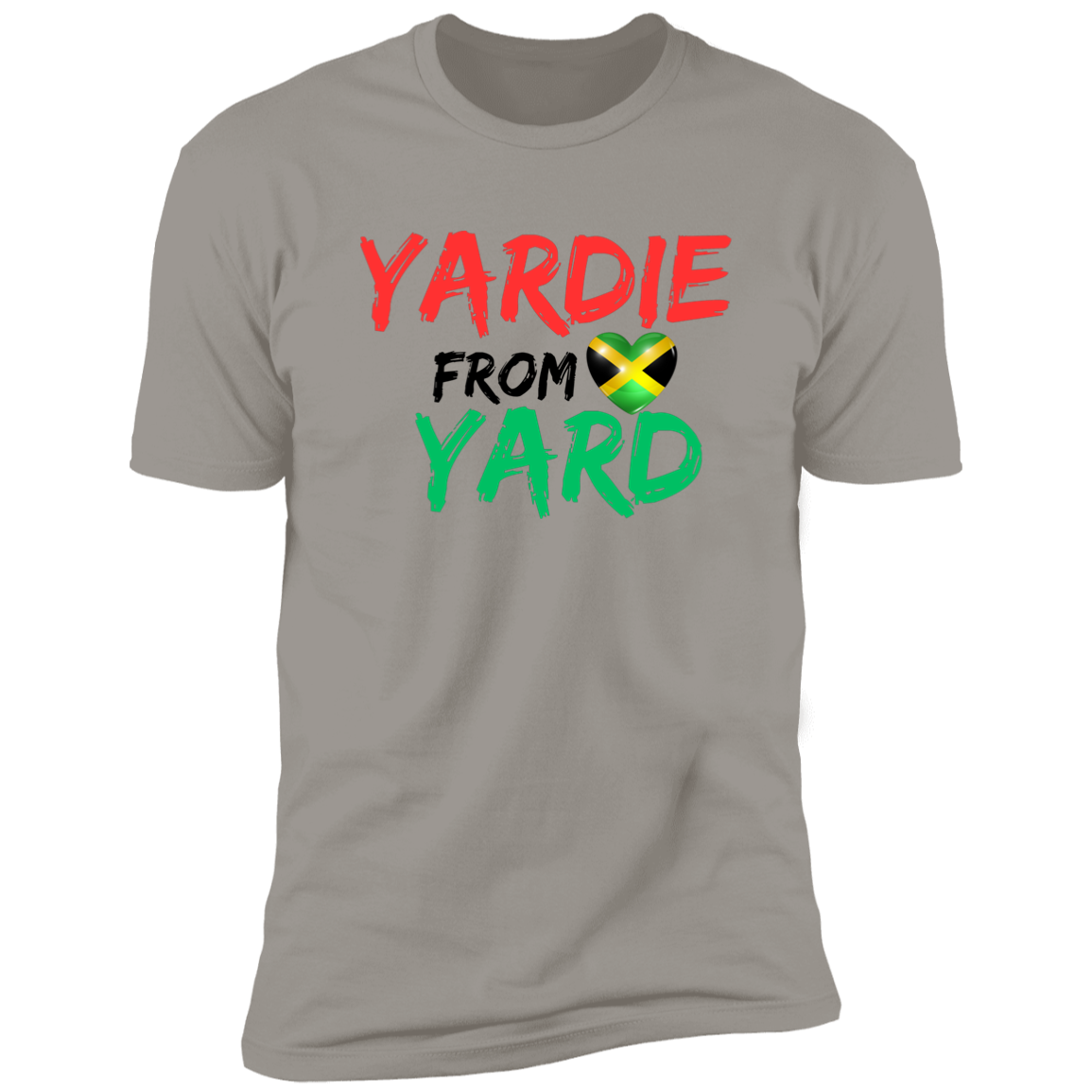 Women's Yardie From Yard Jamaica Patriotic Premium Short Sleeve Tee Shirt