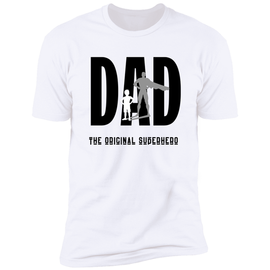 Dad Original Superhero Men's Father's Day Premium Short Sleeve Tee