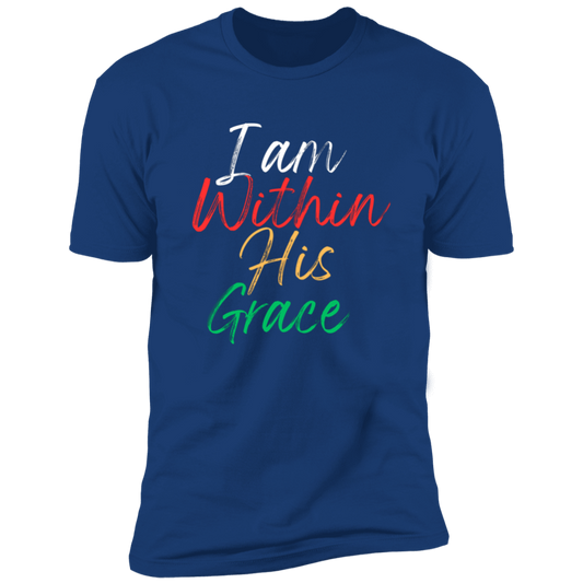 I Am Within His Grace Men's Premium Short Sleeve Tee