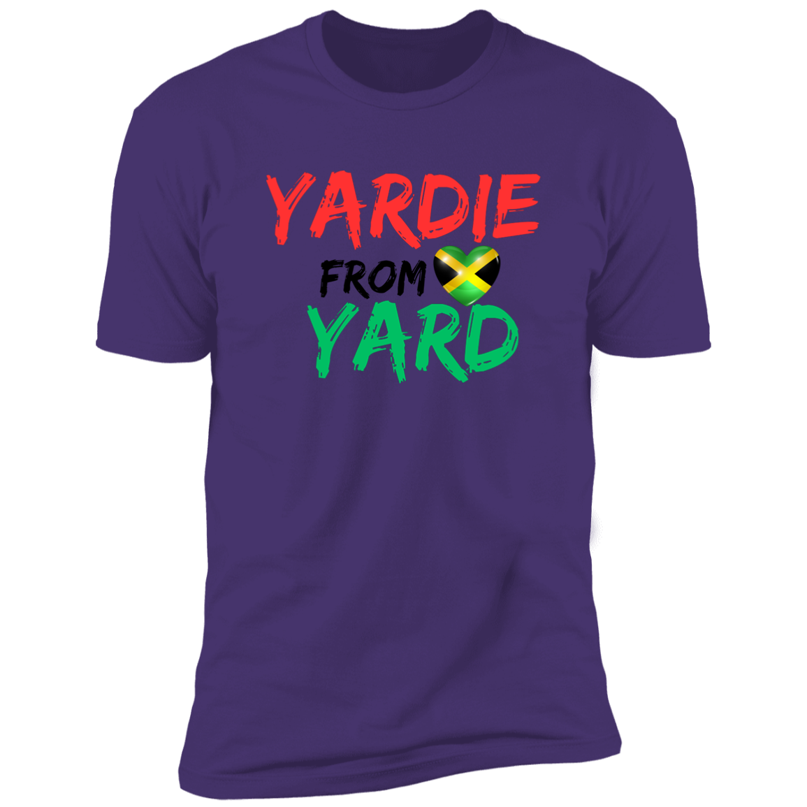 Women's Yardie From Yard Jamaica Patriotic Premium Short Sleeve Tee Shirt