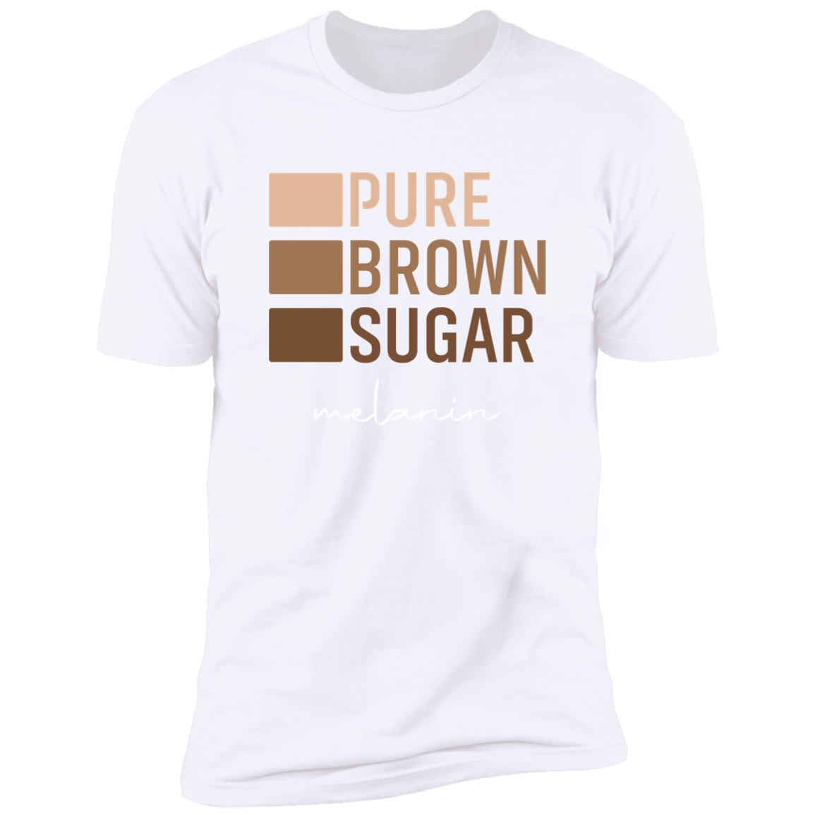 Pure Brown Sugar Women's Melanin Premium Short Sleeve Tee