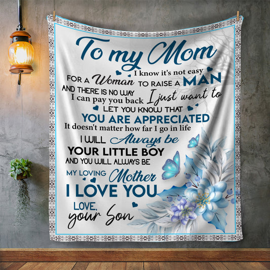 To My Mom You Are Appreciated Arctic Fleece Blanket 50x60