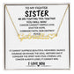 To My Fighter Sister Cancer Warrior Encouragement Necklace Gift - Add Name to Personalize