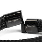 To My Son Vegan Leather Woven Bracelet Gift With Personalized Message Card - Add Son's Name