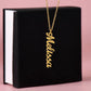 Vertical Name Necklace Multiple Names of Children Gift  For Mom  Grandma Step mom Bonus Mom  For Christmas Birthday Mother's Day Gift
