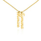 Vertical Name Necklace Multiple Names of Children Gift  For Mom  Grandma Step mom Bonus Mom  For Christmas Birthday Mother's Day Gift