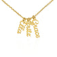 Vertical Name Necklace Multiple Names of Children Gift  For Mom  Grandma Step mom Bonus Mom  For Christmas Birthday Mother's Day Gift