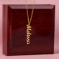 Vertical Name Necklace Multiple Names of Children Gift  For Mom  Grandma Step mom Bonus Mom  For Christmas Birthday Mother's Day Gift