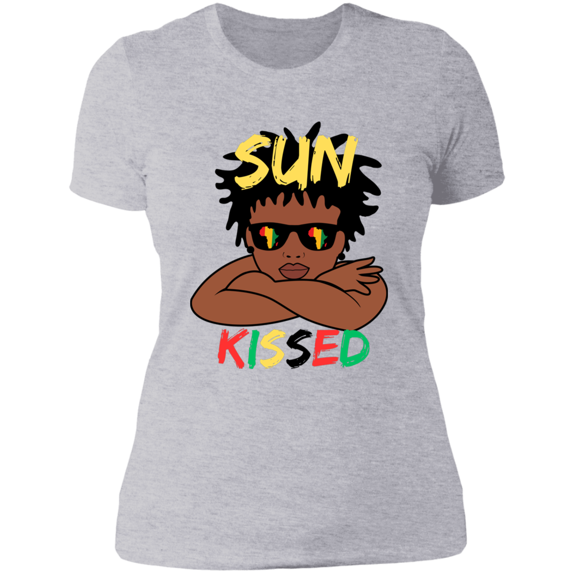 Women's Sun Kissed Island Reggae Vibe Boyfriend T-Shirt