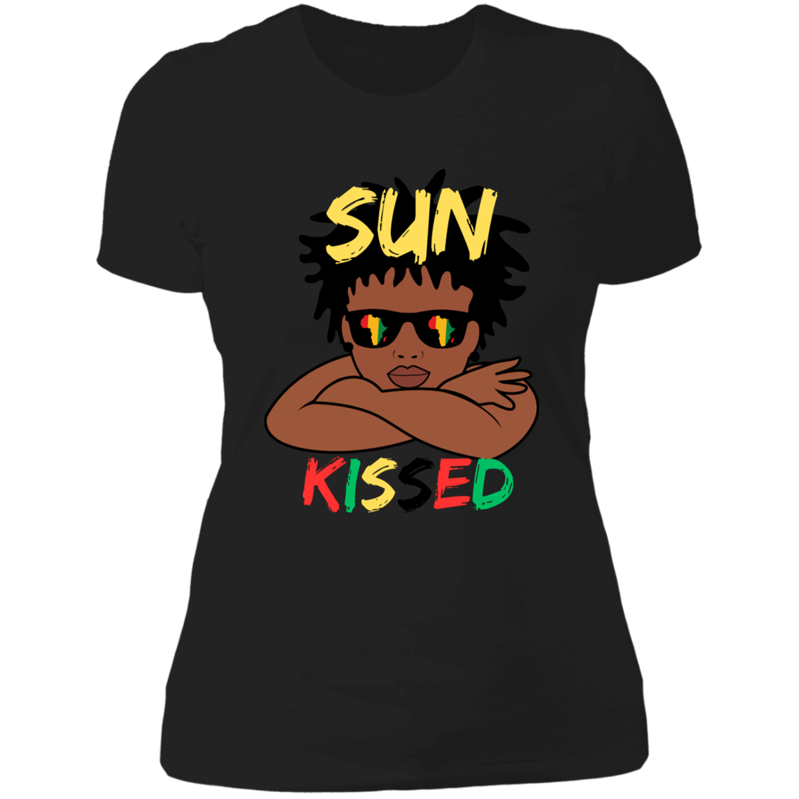 Women's Sun Kissed Island Reggae Vibe Boyfriend T-Shirt