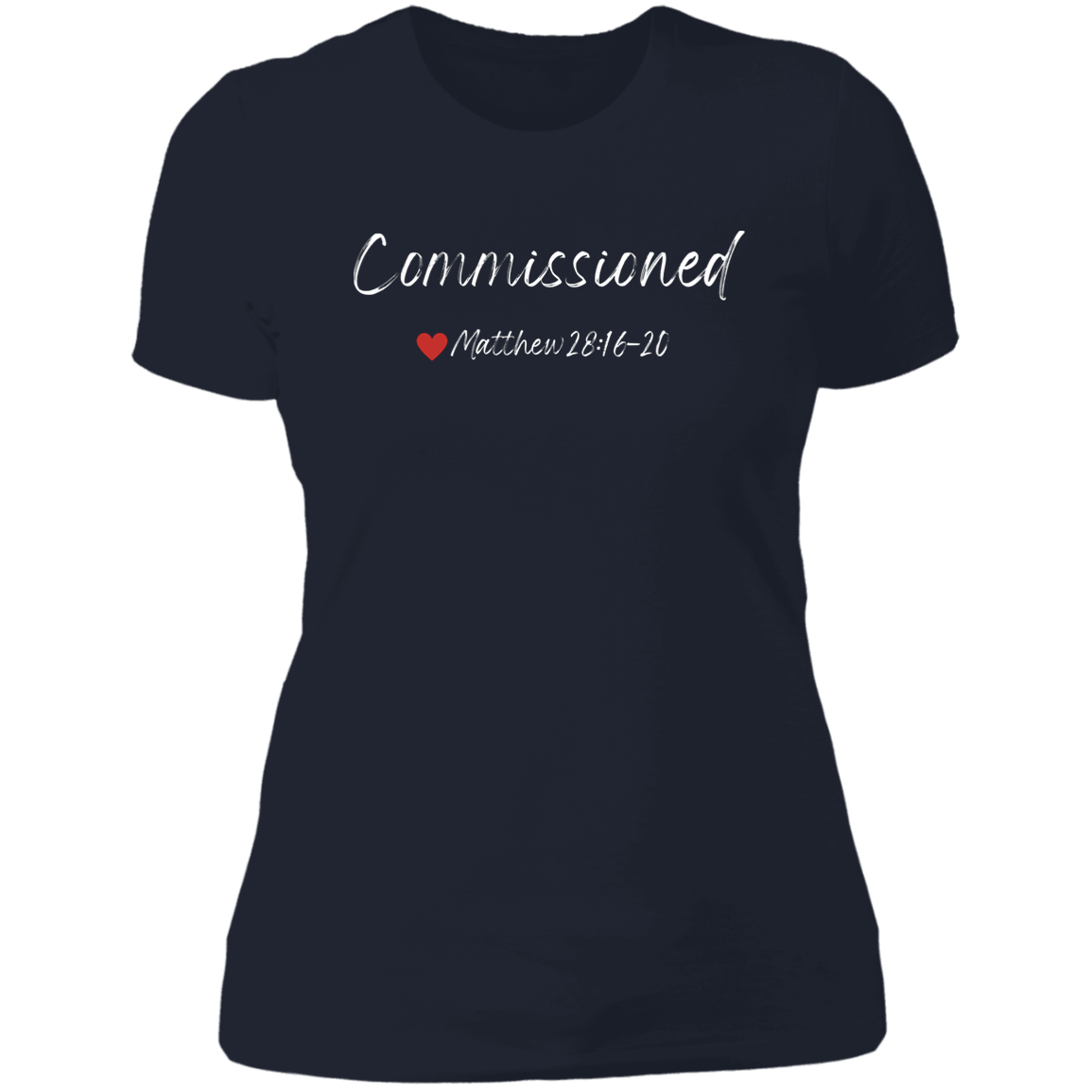 Women's Commissioned Matthew 28:16-20 Ladies' Boyfriend T-Shirt