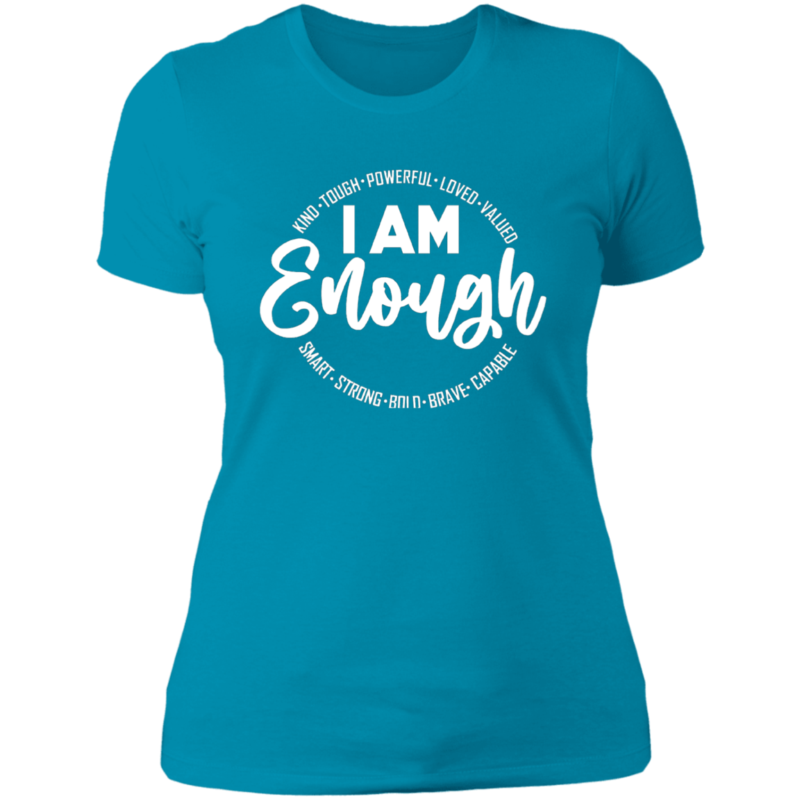 Women's I Am Enough Empowerment Boyfriend T-Shirt