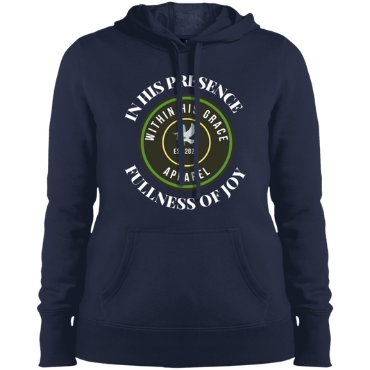 Women's In His Presence Within His Grace Logo Pullover Hooded Sweatshirt