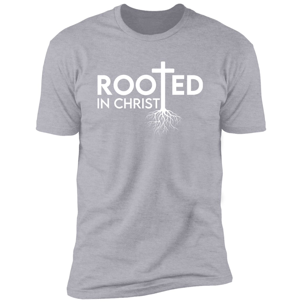 Men's Rooted In Christ Premium Short Sleeve T-Shirt