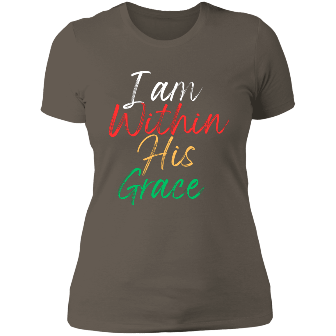 Women's I Am Within His Grace Boyfriend T-Shirt