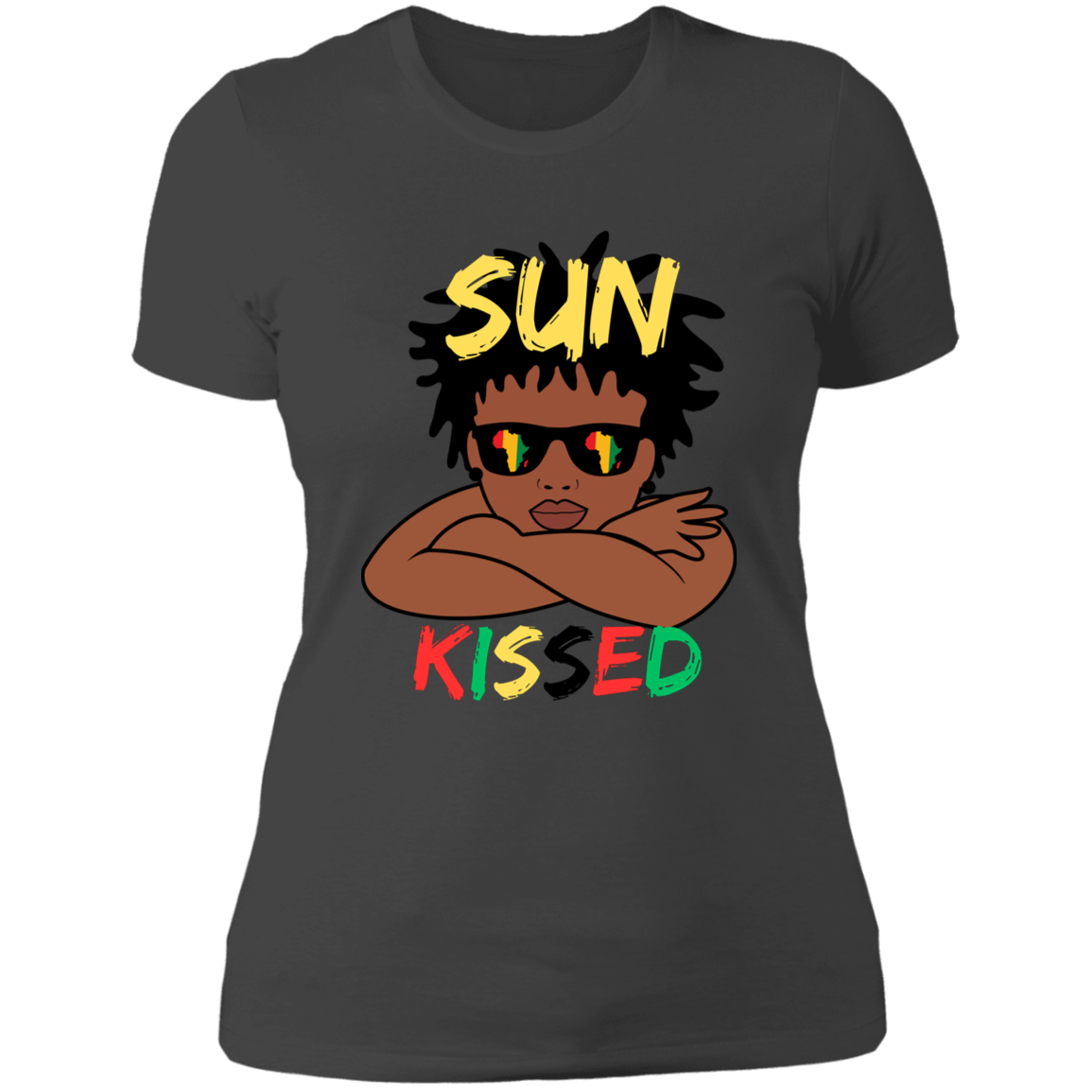 Women's Sun Kissed Island Reggae Vibe Boyfriend T-Shirt