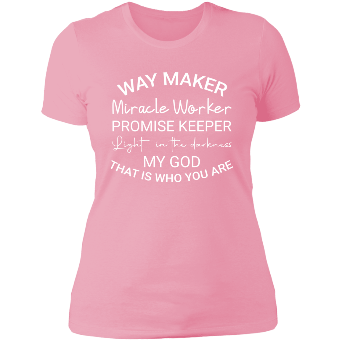 Women's Way Maker Miracle Worker Boyfriend T-Shirt