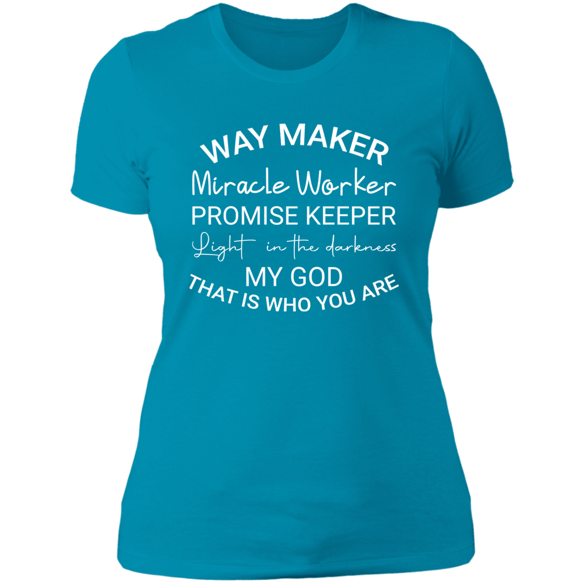 Women's Way Maker Miracle Worker Boyfriend T-Shirt