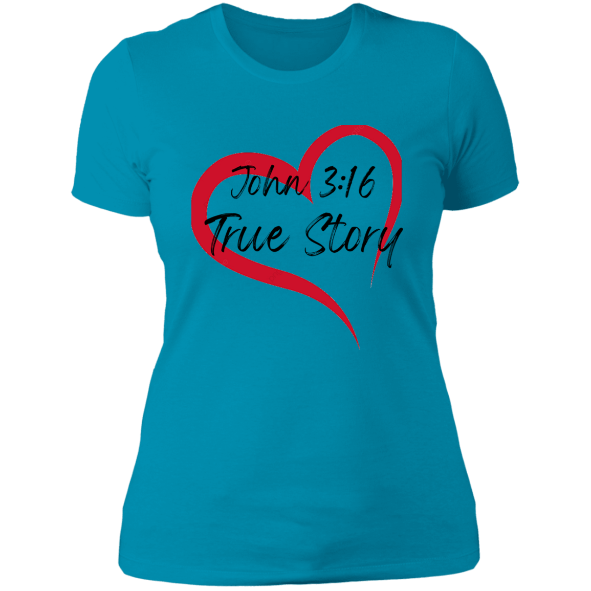 Women's True Story John 3:16 Boyfriend T-Shirt