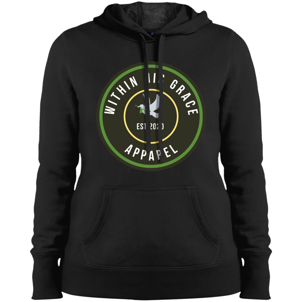 Women's Within His Grace Apparel Logo Pullover Hooded Sweatshirt