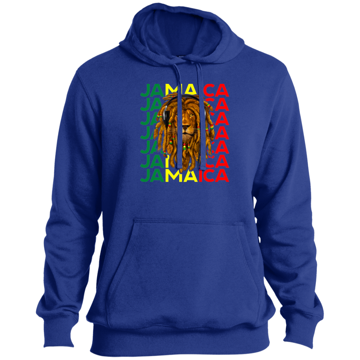 Men's Rasta Lion Jamaica Pullover Hoodie