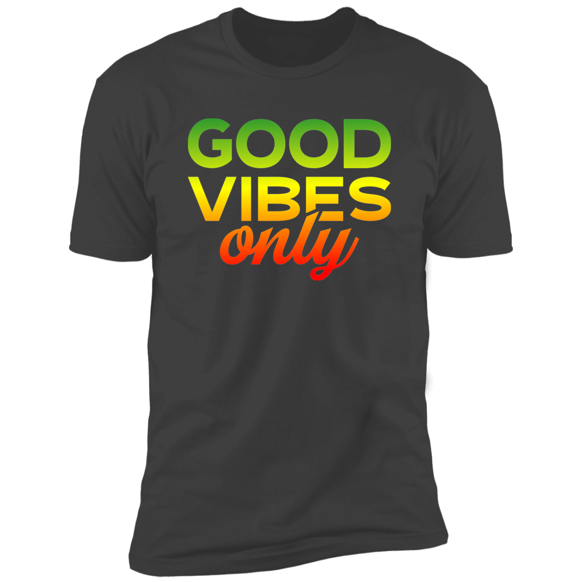 Men's Good Vibes Only Premium Short Sleeve T-Shirt