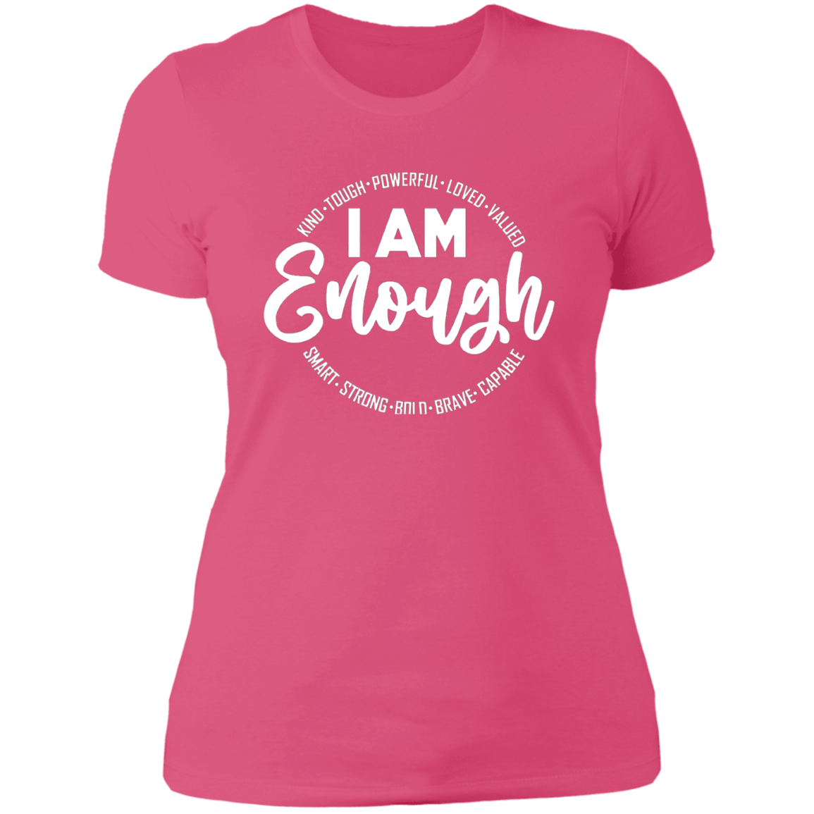 Women's I Am Enough Empowerment Boyfriend T-Shirt